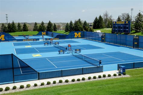 University of Michigan Varsity Tennis Center, William Clay Ford Outdoor ...