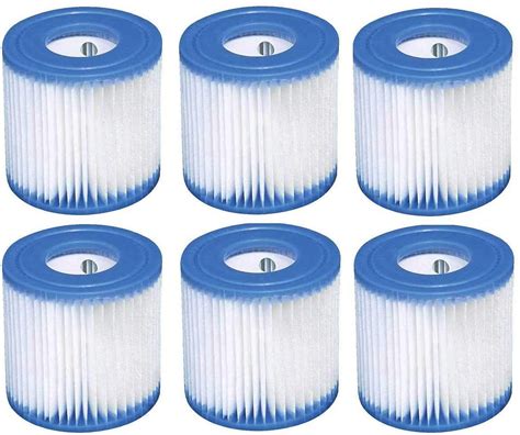 Lot De 6 Cartouches De Filtration Type H Pour Piscine