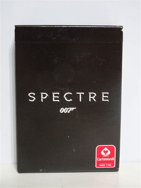 James Bond Playing Cards 007 Spectre By Cartamundi Jalien Curiosities