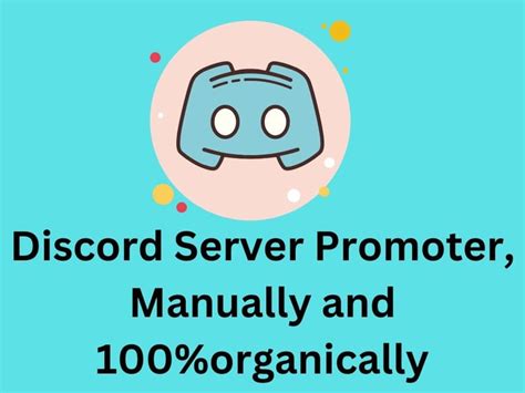 Discord Server Promotion 100 Organic And Manually Upwork