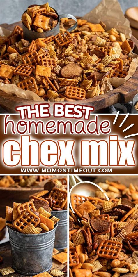 The Best Homemade Chex Mix Recipe Mom On Timeout Chex Mix Recipes