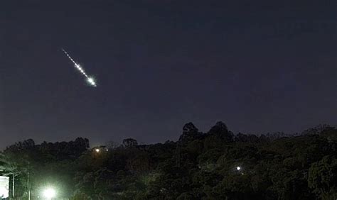 Meteoro Fireball Cruza O C U Do Paran Santa Catarina E Rio Grande