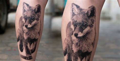 My realistic fox tattoo – Angelique Grimm