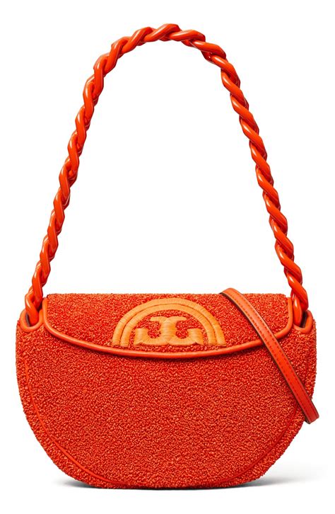 Tory Burch Mini Fleming Soft Crescent Shoulder Bag Carmina Editorialist