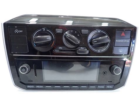 RADIO SD BLUETOOTH PANEL NAWIEWU KLIMATYZACJI EUROPA VW UP LIFT 19R