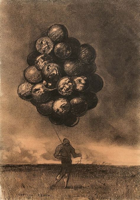 Odilon Redon La Grappe Ou Le Marchand De Ballons MutualArt