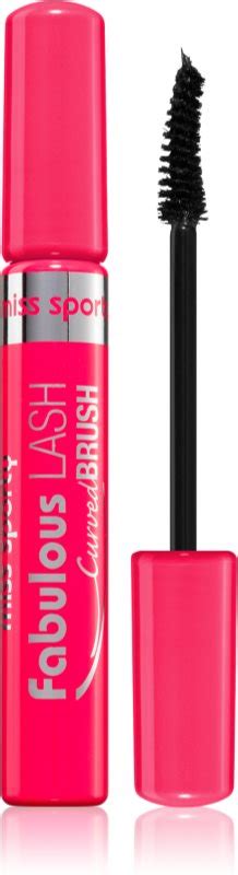 Miss Sporty Fabulous Lash Curved Brush Mascara Per Ciglia Voluminose E