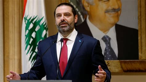 El Primer Ministro Del Líbano Saad Hariri Anunció Su Dimisión Tras