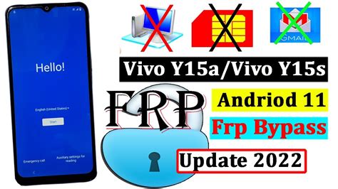 VIVO Y15A FRP BYPASS ANDROID 11 WITHOUT PC V2134 FRP BYPASS VIVO