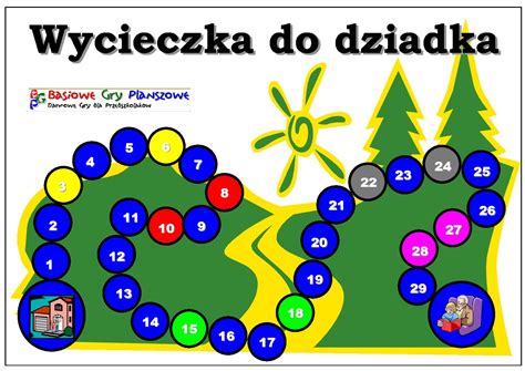 Wycieczka Do Dziadka Darmowa Gra Planszowa Basiowe Gry Planszowe