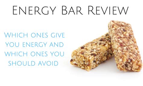 Energy Bars Review Kendra Perry