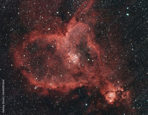 Deepsky Astro Photography The Heart Nebula IC 1805 In Star