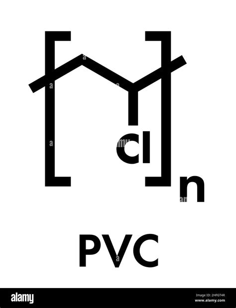 Polyvinyl chloride pvc molecule Imágenes de stock en blanco y negro Alamy