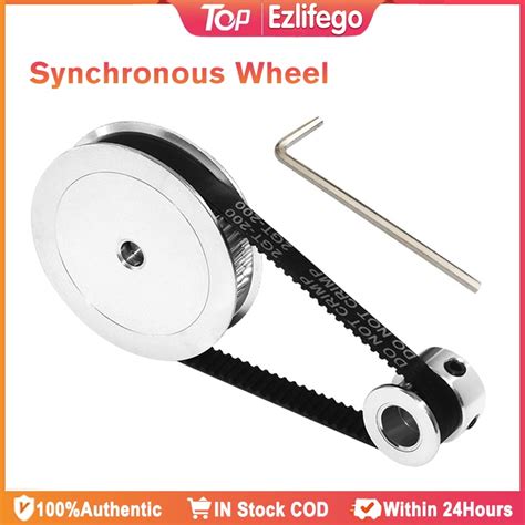 2GT Synchronous Wheel 60 Teeth 5mm Aluminum Timing Pulley 1 3 Reduction