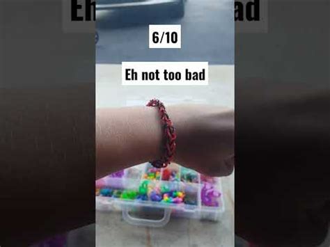 Rating Some Of My Rainbow Loom Bracelets Pt First Video Youtube