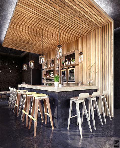 Industrial Bar on Behance