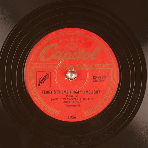 Terry S Theme From Limelight Jackie Gleason And His Orchestra