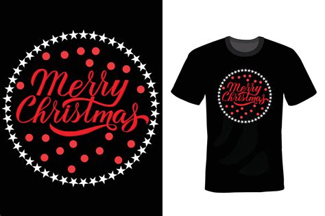 Christmas Day T Shirt Design Template 12581274 Vector Art At Vecteezy