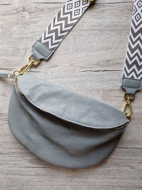 Bauchtasche Maxi Leder Nappaleder Umh Ngetasche Crossbody Etsy