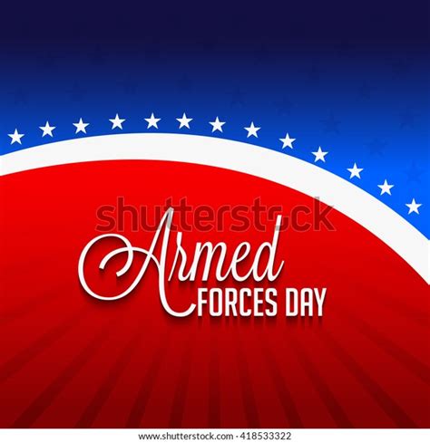 Vector Illustration Background Armed Forces Day Stock Vector Royalty Free 418533322 Shutterstock