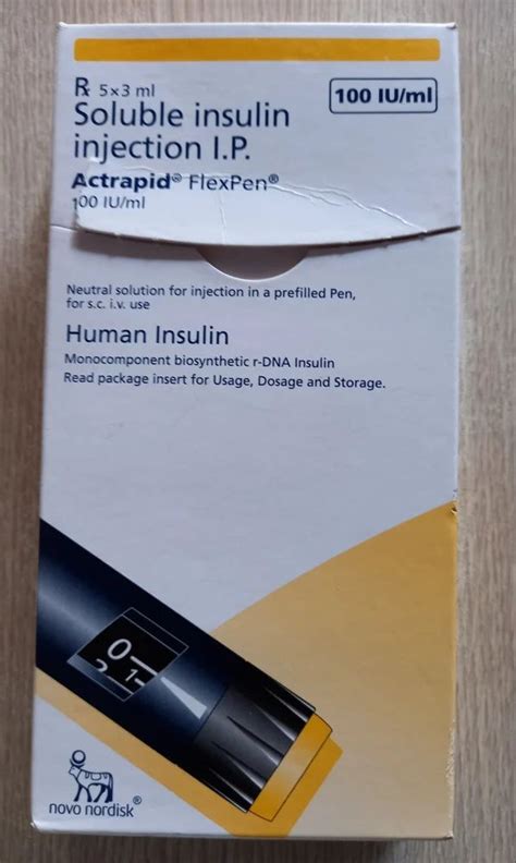 Actrapid 100IU Ml Flexpen At Rs 900 Box Jaripatka Nagpur ID