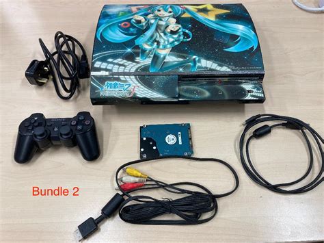 PS3 Japanese Release Version CECHA Hatsune Miku Skin Video Gaming