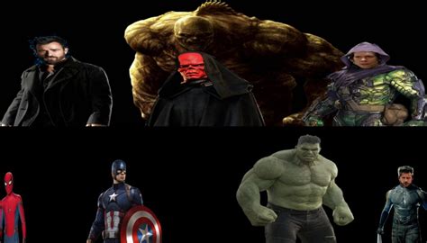 Marvel Heroes vs Marvel Villains by SteveIrwinFan96 on DeviantArt