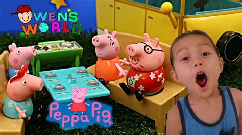 Peppa Pig The Camper Van Owens World Toy Review Best Peppa Pig Toy