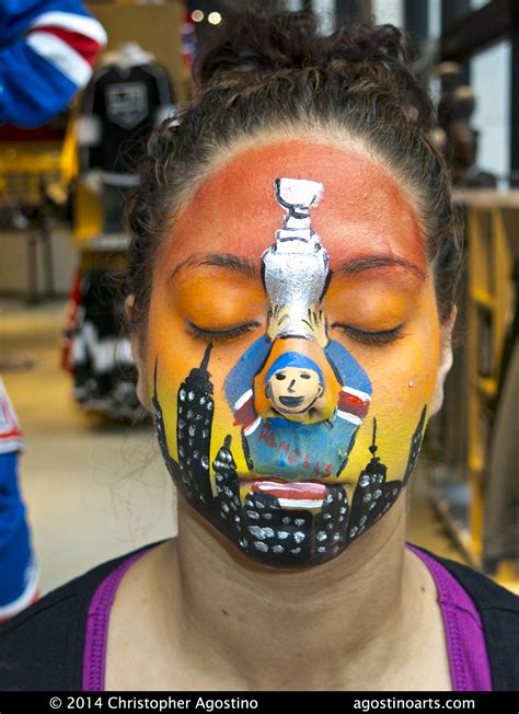 Nhl Playoffs 2014 — Face Painting Gallery The Story Behind The Faces