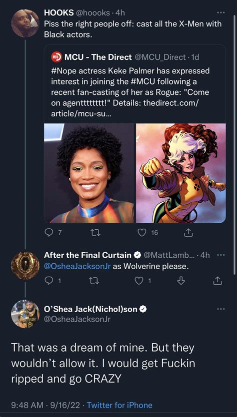 O’Shea Jackson Jr. wants to be Wolverine : r/marvelstudios