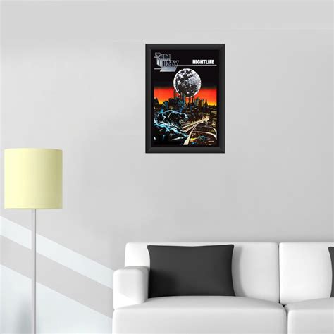 Quadro Thin Lizzy Nightlife Banda Hard Rock Classico Musica