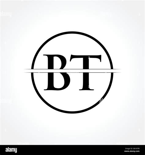 Initial Bt Letter Logo With Creative Modern Business Typography Vector