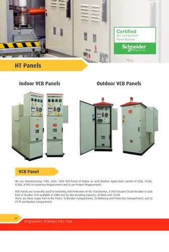 Three Phase Schneider High Voltage Hv Ht Panels At 100000 In Rajkot