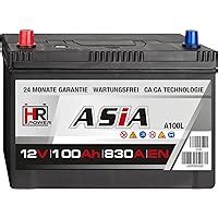 Hr Hipower Asia Autobatterie V Ah Japan Pluspol Links