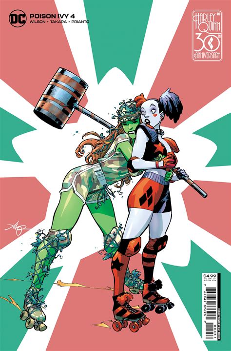 Poison Ivy 4 Cvr D Amy Reeder Harley Quinn 30th Anniversary Card