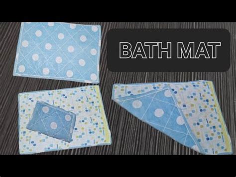 Recycle Old Towels Into Bath Mat Diy Bath Mat Idea Zero Waste Youtube