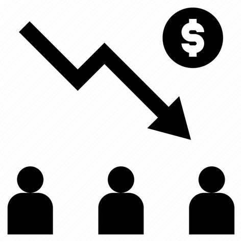 Gdp Low Consumer Decrease Wage Poor Spending Icon Download On