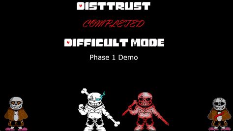 Sans Will Put A Stop To Our Difficult Mode Distrust Difficult Mode