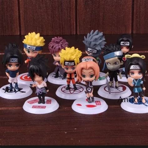 Jual Action Figure Naruto Chibi Per Pcs Hiasan Miniatur Pajangan