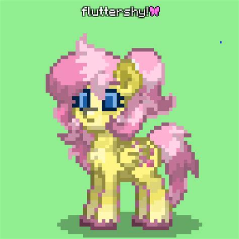 fluttershy pony town skin | Pony, Fluttershy, Towns