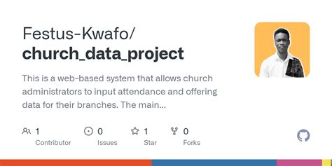 Github Festus Kwafo Church Data Project This Is A Web Based System