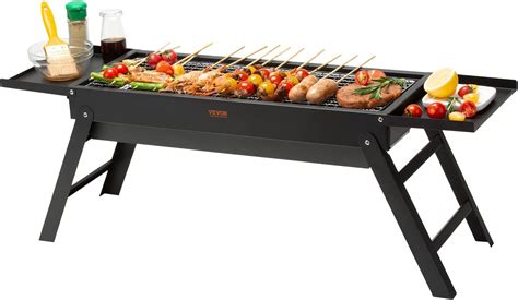 Vevor 23 Inch Portable Charcoal Grill Flat Top Propane Gas Grills Compact Foldable Grill