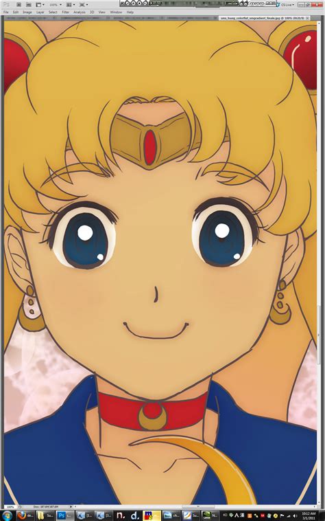 Sailor Moon S Face By Skimlines On Deviantart