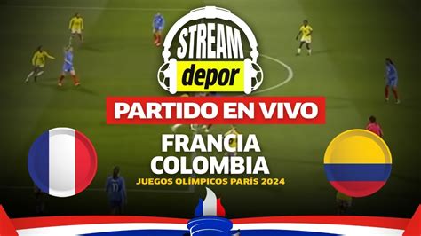 Colombia Vs Francia En Vivo F Tbol Femenil Juegos Ol Mpicos Paris