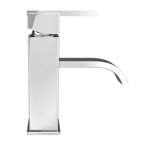 Milan Modern Mono Basin Mixer Tap Chrome At Victorian Plumbing Uk