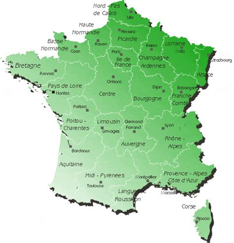 Francia Mappa Turistica