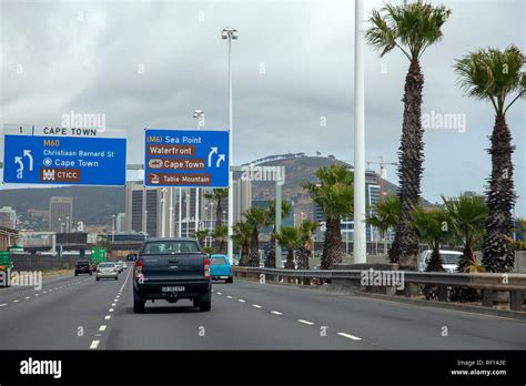 N1 Highway Into Cape Town City South Africa Stock Photo Alamy