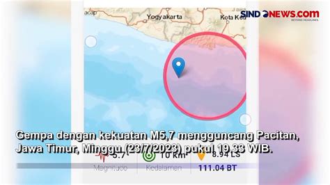 Pacitan Diguncang Gempa M Malam Ini Video Dailymotion