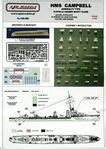 Flotilla Leader Scott Class HMS CAMPBELL 1942 R AJM Models 700 008