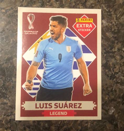 Figurinha Legend Luis Su Rez Bordo Base Copa Item P Esporte E